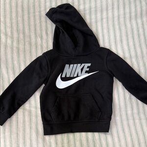 Nike Kids Black and White Logo Hoodie